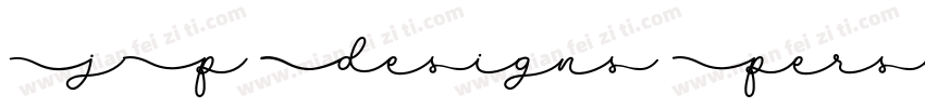 JP Designs Personal Use字体转换